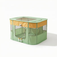 Cat Enclosure with Mesh Panels Foldable Playpen Enclosure Zippered for Cats, Nesting, Indoor