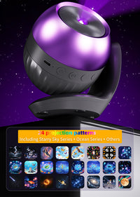 New Cross-border Haizhou Star LED Projection Lamp with 24 Patterns, Starry Sky, Christmas, Ocean, Music Sleep Aid Light