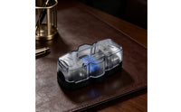 1 in 2 Output Fuse Block Transparent Cover Automotive Fuse Distribution Block Car Audio Power Splitter for Aquatic Applications