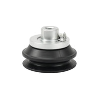 Suction Cup with Metal Plate Industrial Bellows Suction Cup Two-Tone Durable for Automation, Material Handling