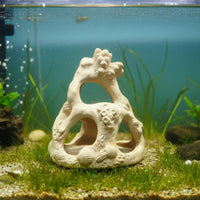 Ceramic Aquatic Cave Sturdy and Long-Lasting Ceramic Rock Cave Non-Fading