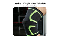 Breathable Compression Knee Sleeve Anti-Odor Knee Support Sleeve Flexible Fit for Basketball Players, Athletes, Running, Cycling, Workout