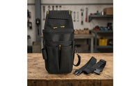 Tool Belt Pouch Adjustable Tool Pouch with Belt Wear-Resistant Compact for Electricians, Construction Sites, Home Repairs