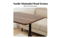 Adjustable Height Tilting C-Shaped End Table 360-Degree rotate Indoor Furniture Multi-Purpose Space-Saving Design for Apartment Dwellers, Home Workers, Students, Living Room, Bedroom, Small Spaces