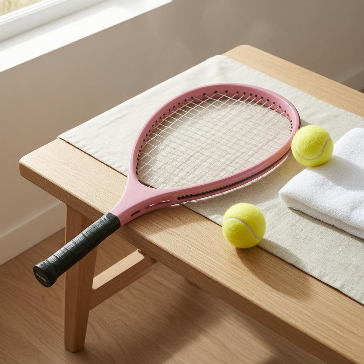 Stringed Racket Nylon String Bed Lightweight Racket Smooth Throat Sports Gear
