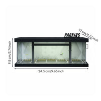 1:64 Scale Parking Lot Model Series Connected Parking Lot Diorama Type-USB-Powered 1/64 Scale Garage Box for Hobbyists