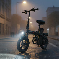 Folding Electric Cycle Lithium Battery Portable Electric Bike Commuter Electric Bicycle Ultra-Light Personal Transport Electric