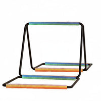 Foldable Folding Agility Ladder Connectable Convertible Training Hurdle Colorful Design Fitness Equipment Carbon Steel Frame for Athletes