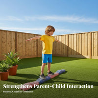 Physical Skills Development Sensory Balance Path Non-Slip Design Balance Beam Stepping Stone Set Endless Configurations Modular Stepping Blocks Lightweight & Portable for Toddlers, Preschoolers, Kindergarten, Outdoor, Playroom