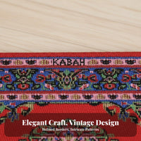 Intricate Pattern Miniature Turkish Rug Realistic Design 1:12 Scale Dollhouse Carpet Soft Texture for Hobbyists, Three-Dimensional Scene S