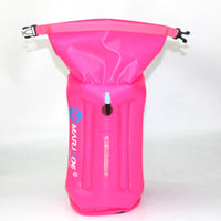 Waterproof Storage Inflatable Swim Buoy Easy to Inflate Swimming Dry Bag Buoy Lightweight for Triathletes, Snorkelers, Triathlons, Kayaking
