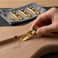 5 Pieces Split Design Bass Bridge Long-Lasting Metal Construction Individual Bass Bridge Set Instrument Accessory Robust Duty