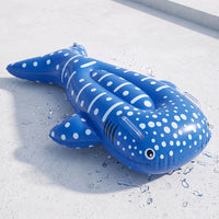 Whale Pool Inflatable Blue Whale Inflatable with Air Valve Portable Sturdy for Children, Beach