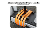 All-Steel Buckle Child Seat Mounting Strap High-Strength Strapping Electric Scooter Seat Fastener Heavy Duty for Parents, Motorcycle