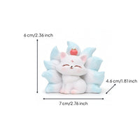 Nine-Tailed Kitsune Figurine Resin Kitsune Figurine Charming for Collectors