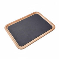 Elegant Wood Jewelry Tray Velvet Soft Fabric Lining Wooden Display Tray Presentation Stand