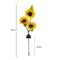 Solar Floral Disc Light Automatic switch/Off LED Floral Disc Stake Lamp Easy Installation Decorative Flower Pathway Light for Yard