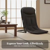 Foldable Design Adjustable spinerest Lounger Multi-Angle Adjustment Adjustable Floor Lounger Ergonomic spine Support Lazy Sofa Thickly Padded for Students, Meditators, Dorm Room, on the Bed, Bedroom, Lounging