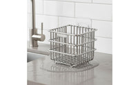 Hanging Vegetable Basket Ventilated Wall-Mounted Design Mounted Wire Basket Easy to Clean Stainless Steel Storage Holder for Renters, Cabinet Door