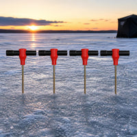 Ice Fishing Tent Pegs and Stand Set for Winter Fishing