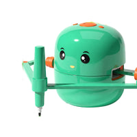 Educational Drawing Toy with Cards Interactive Drawing Robot Creative Learning Robot Child-Friendly for Children, Toddlers, Home