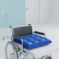 Inflatable Pressure Relief Cushion Adjustable Inflation Inflatable Seat Cushion Ergonomic Design for Bedridden Patients Women, Travel, Car