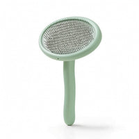Slicker Brush Curved-Handle Grooming Brush Ergonomic for Cats, Pet Owners