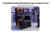 Sofa-Like Comfort Integrated Gaming Station Reclining Esports Seat High spine supportrest Computer Chair Ergonomic Design for Internet Cafe Owners, Office Workers, Students, Arcades, Desk Work, Study, Bedroom