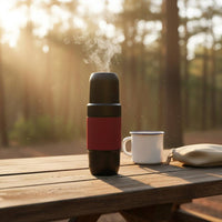 Compact Design Portable Espresso Brewer Single-Button-Button Operation Hand Press Coffee Brewer USB Rechargeable Small Kitchen Appliance for Travelers, Outdoor