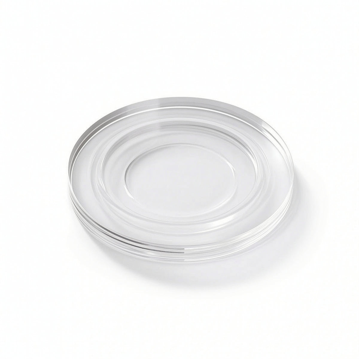 Clear Jewelry Display Tray Transparent Bangle Display Tray Visible Acrylic Bracelet Holder Tabletop for Jewelers, Photographers, Vanity, Boutique Counters