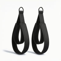 Woven Pilates Strap with D-Rings Heavy-Duty Double Loop D-Fastener Strap Non-Slip Portable for Stretch Studio