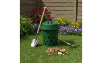 Compost Bin with Lid Worm Farm Composter with Lid Perforated Worm Compost Bin for Homeowners, Patio