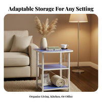 2-Tier Desktop Riser Space-Saving Storage Rack Minimalist Design for Homeowners
