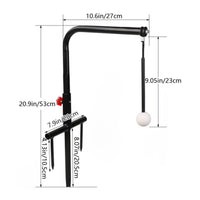 Golf Swing Practice Aid with Rope and Ball Outdoor Golf Swing Practice Aid Adjustable Portable for Beginners, Backyard