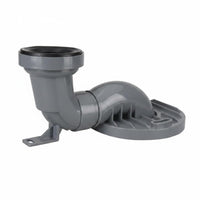 Toilet Shifter Tube Adjustable Length PVC Toilet Waste Tube Leak-Resistant Seal Plumbing Fitting for Plumbers, DIY Hobbyists