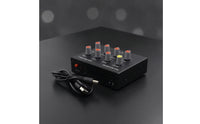 Stereo Preamplifier with Equalizer Desktop Headphone Amplifier Volume Control