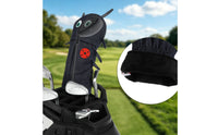 Cartoon Driver Headcover Structured Ladybug Headcover Cute Golf Club Head Cover for Golfers