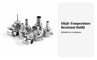 High Temperature Resistant Hot Nozzle Long-Lasting BGA Rework Nozzle Locking Screw Design for DIY Enthusiasts, Electronics Repair