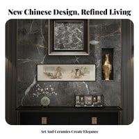 Dimensional Circular Art with Vase Integrated Floral Holder Dimensional Relief Box Vase Adaptable Display Minimalist Design