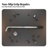 Telescopic Lug Wrench Labor-Saving Extendable Wheel Nut Wrench High Rotational