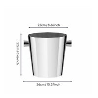 Champagne Ice Bucket Easy to Clean Champagne Chiller Bucket Food Grade Stainless Steel Beverage Tub for Bar