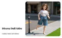 Clearance Price OB11 Doll Outfit Dress-up Clothes BJD Outfit Brand New Figurine Apparel Intricateed Design for Hobbyists, Anime Fans, Adults, Collection Display, Miniature Photography, Playtime