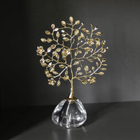 Luxury Metal Money Tree Ornament for Living Room and Entryway