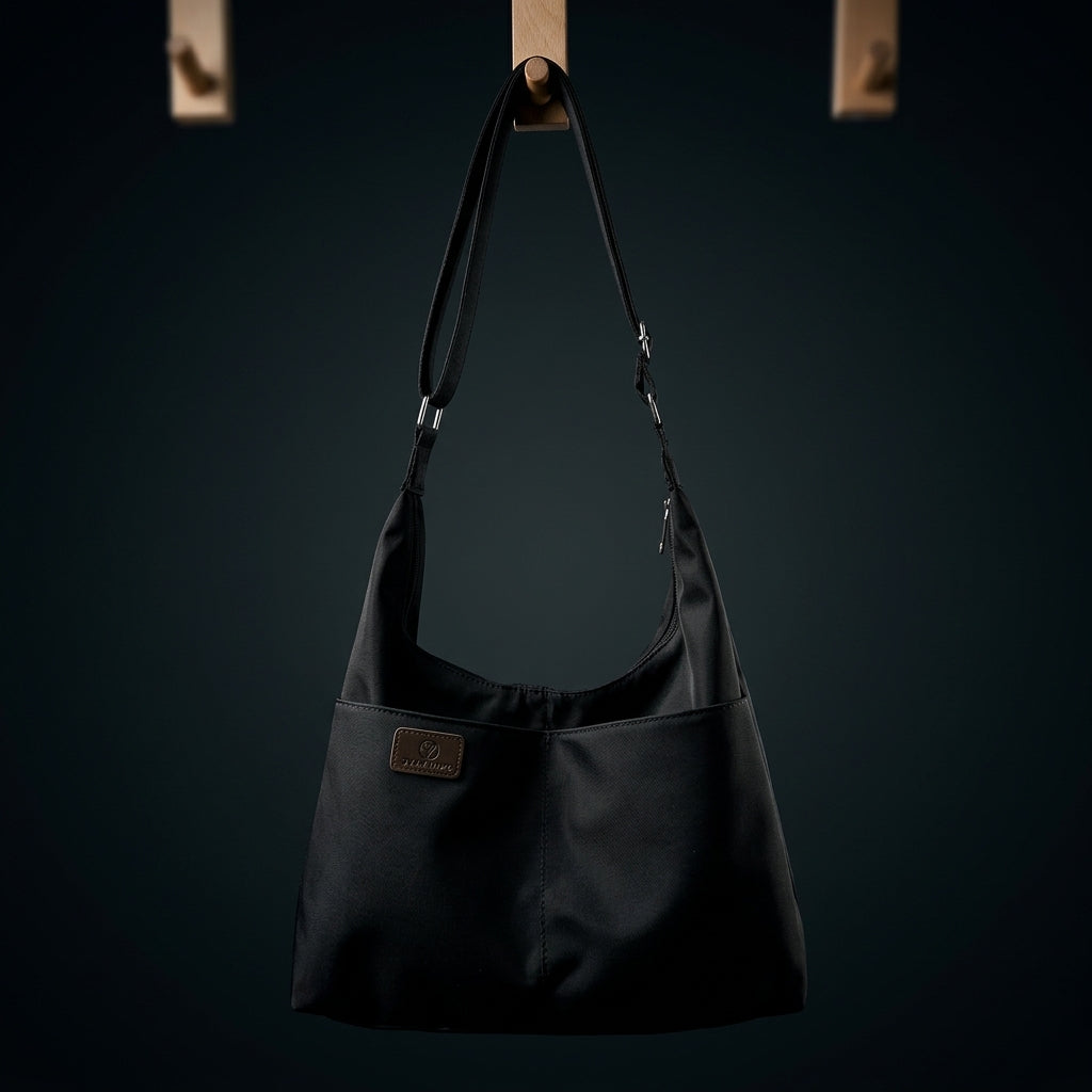 Travel Bag and Tote Bag for Women, Soft Oxford Cloth Dumpling Work Bag with Polyester Lining, Large Canvas Style Shopping Bag, College Essential
