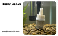 Water Pump Inlet Strainer Sediment & Debris Aquarium Pump Pre-Strainer Anti-Rust Stainless Steel Mesh Strainer for Garden Ponds, Hydroponics