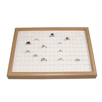 Solid Wood Jewelry Storage Box with Five Layers