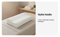 Anti-Collapse Beauty Bed Pillow Slow Rebound Memory Foam Pillow Soft and Comfortable for Masseuses, Side Sleepers, Spa, Sleeping, Night Time