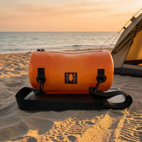 Motorcycle Tail Bag Roll-Top Motorcycle Rear Bag Tear-Resistant for Commuters