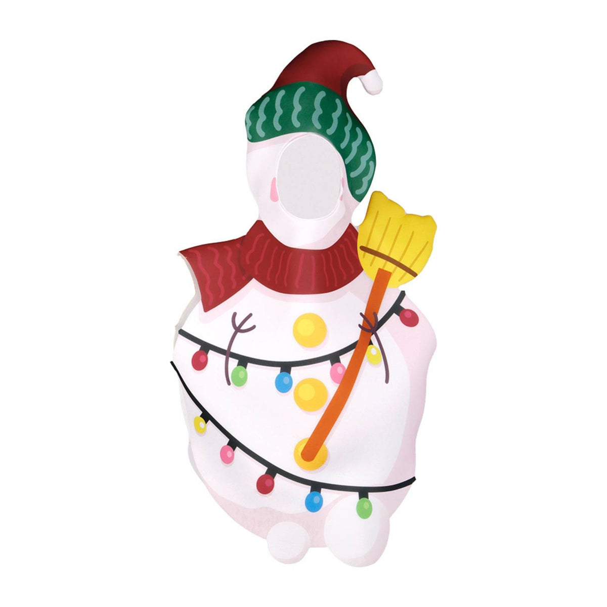 Snowman Costume Festive Foam Costume Easy to Put on Snowman Accessory Set for Halloween