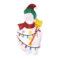 Snowman Costume Festive Foam Costume Easy to Put on Snowman Accessory Set for Halloween
